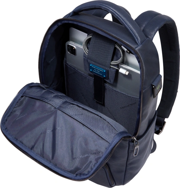 Рюкзак Piquadro Cronus CA6687S134/BLU синий кожа