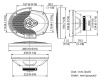 Колонки автомобильные Kenwood KFC-S6976EX 500Вт 87дБ 4Ом 15x23см (6x9дюйм) (ком.:2кол.) коаксиальные трехполосные