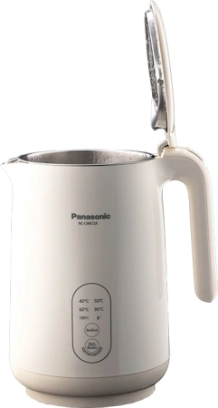 Чайник электрический Panasonic NC-CWK72A 1.5л. 1500Вт бежевый корпус: полупропилен/нержавеющая сталь