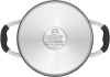 Кастрюля Rondell Stern RDS-019 4.7л. d=24см (с крышкой) т.серый