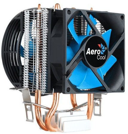 Устройство охлаждения(кулер) Aerocool Verkho 2 Dual Soc-AM5/AM4/1151/1200/2066/1700 4-pin 15-25dB Al+Cu 120W 370gr Ret