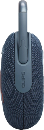 Колонка порт. JBL Clip 5 синий 7W Mono BT 1400mAh (JBLCLIP5BLU)