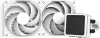 Система водяного охлаждения Zalman Alpha2 A24 DS ARGB Soc-AM5/AM4/1151/1200/2066/2011/1700 белый 4-pin 29.7dB CU LCD 320W Ret (ALPHA2 A24 DS WHITE)