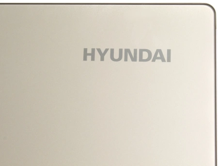 Холодильник Hyundai CS6073FV 3-хкамерн. шампань стекло инвертер