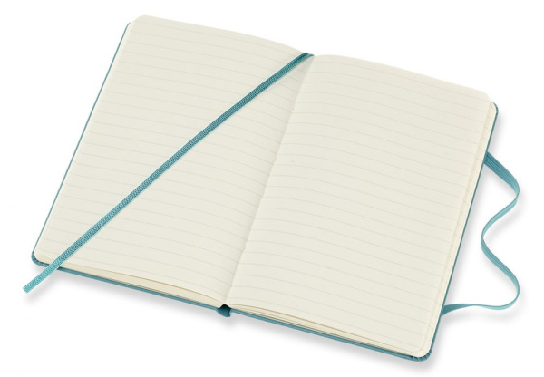 Блокнот Moleskine CLASSIC MM710B35 Pocket 90x140мм 192стр. линейка твердая обложка голубой