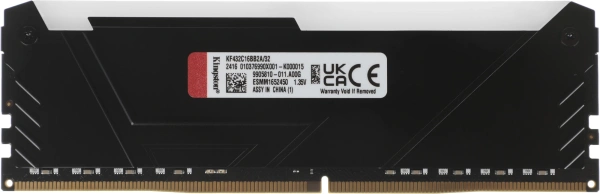 Память DDR4 32GB 3200MHz Kingston KF432C16BB2A/32 Fury Beast RGB RTL Gaming PC4-25600 CL16 DIMM 288-