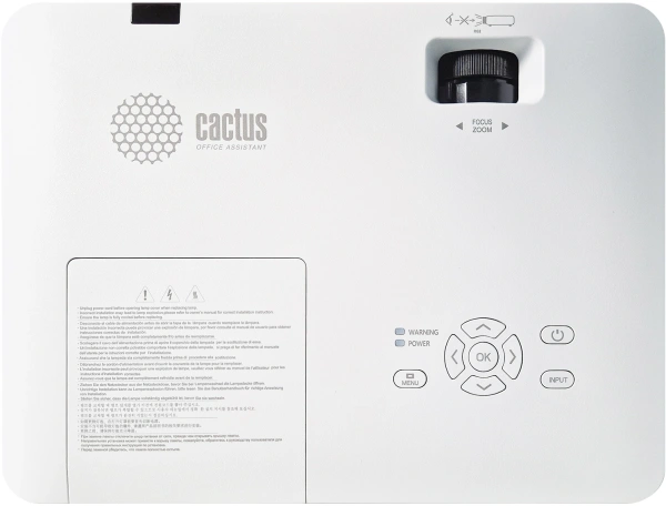 Проектор Cactus CS-S2.WT 3LCD 40000Lm LS 4000Lm ANSI 15000:1 (10000час) 1xUSB typeA 2xHDMI 4.7кг