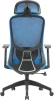 Кресло Cactus CS-MC515-BL темно-синий сиденье темно-синий сетка/ткань с подголов. крестов. пластик пластик черный