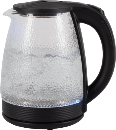 Чайник электрический Vitek VT-7003 1.7л. 2200Вт черный корпус: стекло