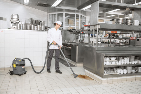 Строительный пылесос Karcher NT 22/1 Ap Te L 1300Вт (уборка: сухая/влажная) серый