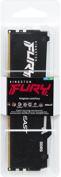 Память DDR5 16GB 5600MHz Kingston KF556C36BBEA-16 Fury Beast Black Expo RTL PC5-44800 CL36 DIMM 288-