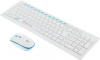 Клавиатура + мышь Defender Skyline 895 клав:белый мышь:белый USB беспроводная slim Multimedia (45895)