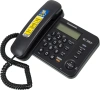 Телефон проводной Panasonic KX-TS2358RUB черный