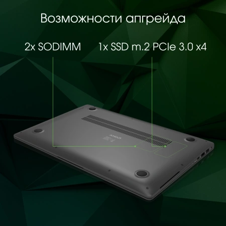 Ноутбук Digma Pro Sprint N Ryzen 7 5700U/16Gb/SSD512Gb/15.6"/IPS/FHD/W11Pro/dk.grey/4700mAh