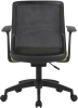Кресло Cactus CS-MC222-BKGN черный сиденье салатовый сетка/ткань низк.спин. крестов. пластик пластик черный
