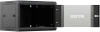 Шкаф коммутационный NTSS (NTSS-W9U6060GS-BL) настенный 9U 570x600мм пер.дв.стекл 60кг черный 22кг