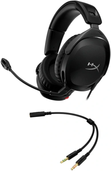 Наушники с микрофоном HyperX Cloud Stinger 2 черный 2м мониторные оголовье (519T1AA)