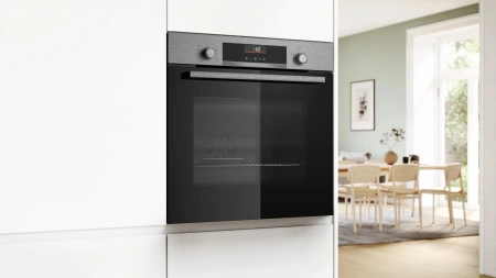 Духовой шкаф Электрический Bosch HBG536ES3 серебристый