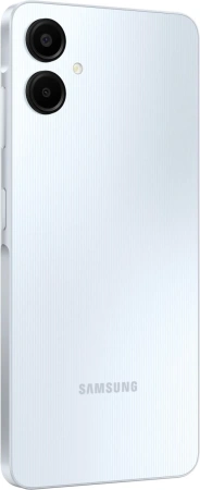 Смартфон Samsung SM-A065F Galaxy A06 128Gb 4Gb голубой моноблок 3G 4G 2Sim 6.7" 720x1600 Android 14 50Mpix 802.11 a/b/g/n/ac GPS GSM900/1800 GSM1900 TouchSc microSD max1024Gb