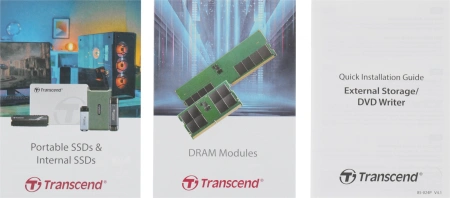Накопитель SSD Transcend USB-C 1TB TS1TESD265C серый