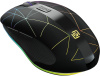 Мышь Оклик 976GW черный оптическая (3200dpi) беспроводная USB (6but)