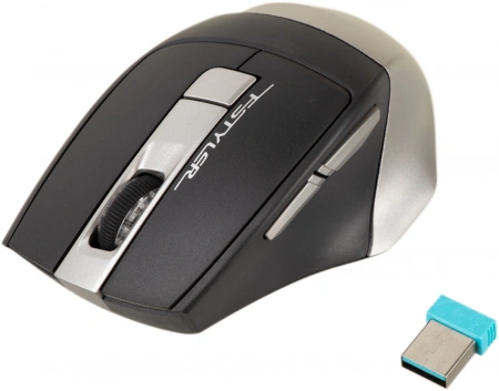 Мышь A4Tech Fstyler FB35 серый оптическая (2000dpi) беспроводная BT/Radio USB для ноутбука (6but)