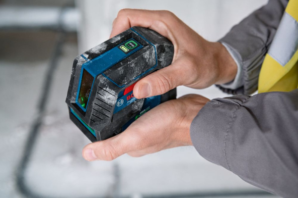 Нивелир лазерн. Bosch GLL 2-15 G + LB 10 2кл.лаз. 540нм цв.луч. зеленый (0601063W00)