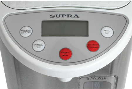 Термопот Supra TPS-5011 5л. 750Вт серебристый/белый