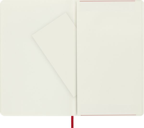 Блокнот Moleskine CLASSIC SOFT QP618F2 Large 130х210мм 192стр. нелинованный мягкая обложка красный