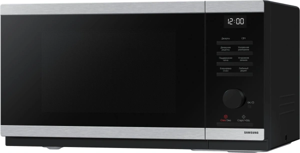 Микроволновая Печь Samsung MS23DG4504ATBW 23л. 800Вт нержавеющая сталь/черный