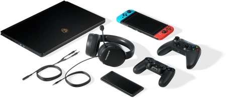 Наушники с микрофоном Steelseries Arctis 1 черный мониторные Radio оголовье (61512)