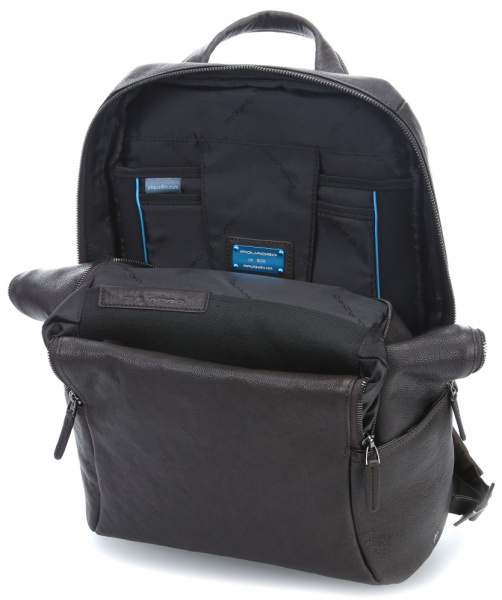 Рюкзак унисекс Piquadro Black Square CA3214B3/TM темно-коричневый кожа