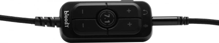 Наушники с микрофоном A4Tech Bloody M590i желтый/серый 1м мониторные USB оголовье (M590I SPORTS LIME)