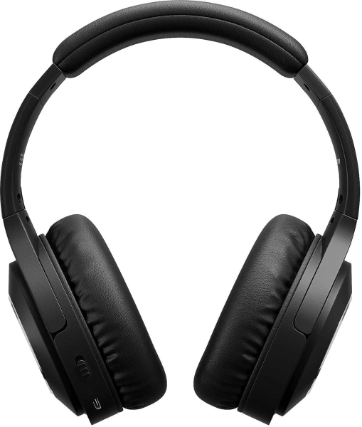 Гарнитура накладные Digma BT-20 ANC черный беспроводные bluetooth оголовье (BT20)