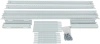 Стойка двухрамная NTSS NTSS-2POR33U/600-1000 33U 550ммx1000мм 600кг серый
