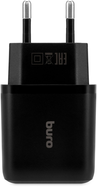 Сетевое зар./устр. Buro BUWH1 15.5W 3.1A 2xUSB универсальное черный (BUWH15S200BK)