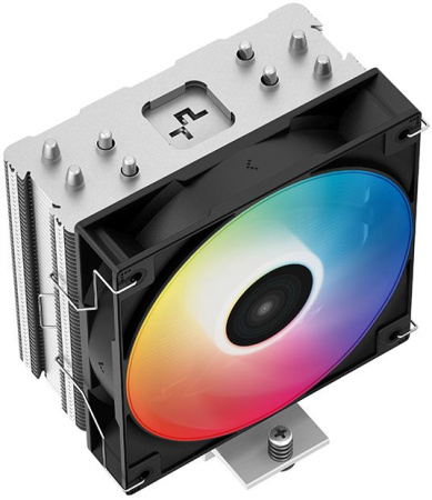 Устройство охлаждения(кулер) Deepcool AG400 LED Soc-AM5/AM4/1151/1200/1700 4-pin 18-32dB Al+Cu 130W 614gr LED Ret