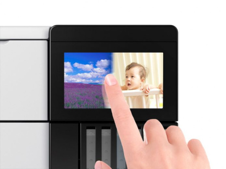 МФУ струйный Epson L8160 (C11CJ20404/403/402) A4 Duplex Net WiFi белый
