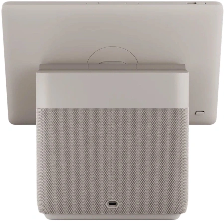 Умная колонка Yandex Станция Дуо Макс Zigbee голос.п.:Алиса бежевый 60W 1.0 BT/Wi-Fi 10м (YNDX-00055