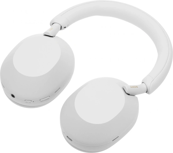 Гарнитура мониторные Sony WH-1000XM5 1.2м серебристый беспроводные bluetooth оголовье (WH-1000XM5/SC)