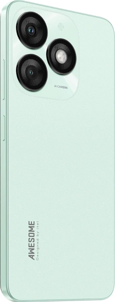 Смартфон Itel A667LP A50 64Gb 3Gb зеленый моноблок 3G 4G 2Sim 6.56" 720x1612 Android 14 8Mpix 802.11 b/g/n GPS GSM900/1800 GSM1900 TouchSc A-GPS microSD max512Gb