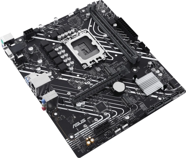 Материнская плата Asus PRIME H610M-E-CSM Soc-1700 Intel H610 2xDDR5 mATX AC`97 8ch(7.1) GbLAN+VGA+HD
