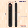 Сетевой фильтр Ippon NF-EU-3-10 3м (6 розеток) черный (коробка)