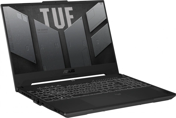 Ноутбук Asus TUF Gaming A15 FA507NVR-LP118 Ryzen 7 7435HS 32Gb SSD512Gb NVIDIA GeForce RTX4060 8Gb 15.6" IPS FHD (1920x1080) noOS grey WiFi BT Cam (90NR0JK5-M006X0)