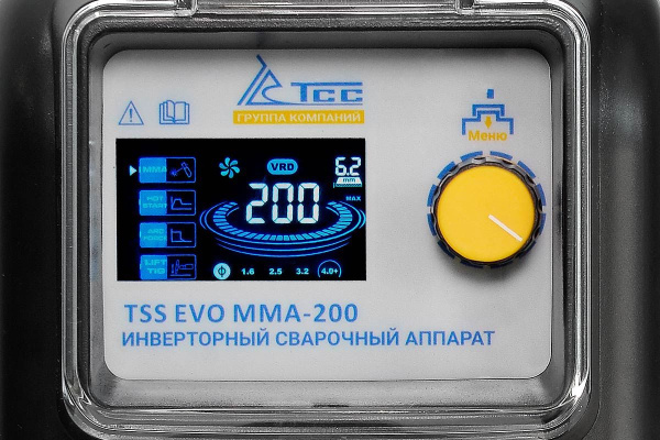 Сварочный аппарат ТСС EVO MMA-200 инвертор ММА DC 4.96кВт