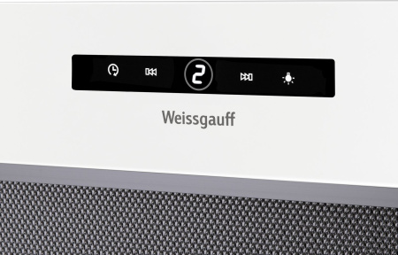 Вытяжка встраиваемая Weissgauff BOX 1200 WH белый управление: сенсорное (1 мотор)
