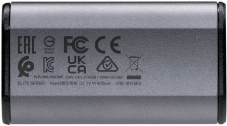 Накопитель SSD A-Data USB-C 2TB AELI-SE880-2TCGY SE880 2.5" серый