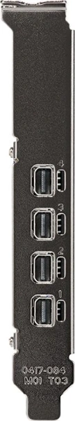 Видеокарта PNY PCI-E T1000 NVIDIA T1000 4096Mb 128 GDDR6 mDPx4 Bulk low profile