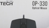 Мышь A4Tech OP-330 черный оптическая (1000dpi) USB (3but)