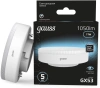 Лампа светодиодная Gauss 108008211 11Вт цок.:GX53 (упак.:10шт) таблетка 150B св.свеч.бел.нейт. GX53